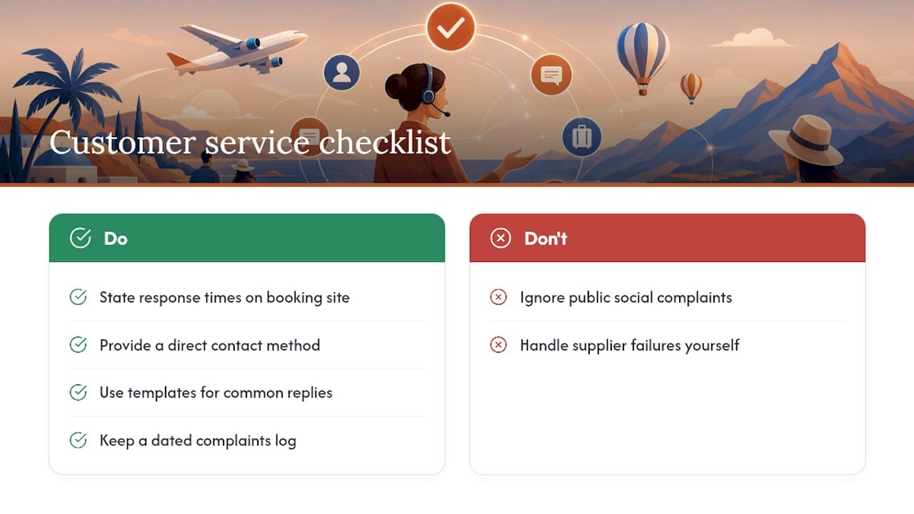 How should you handle customer service and support? — overview diagram