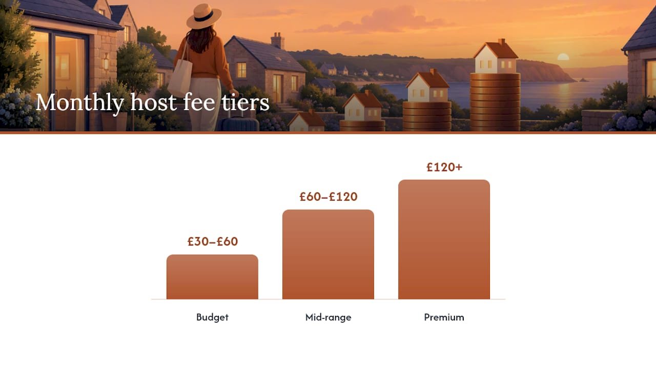 2. Ongoing monthly membership and host agency fee tiers — overview diagram